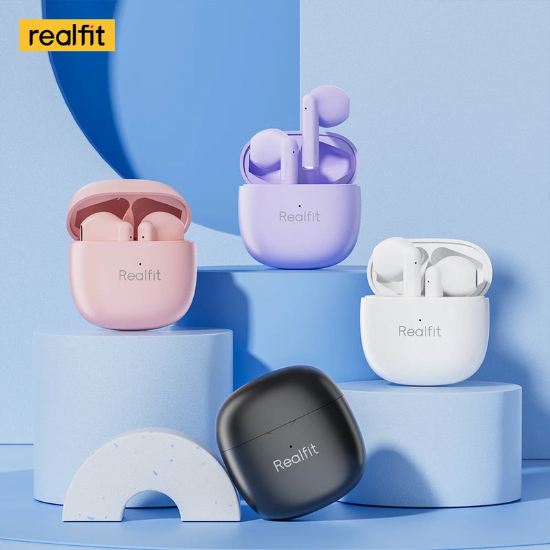 Realfit F1 Bluetooth Fone de Ouvido Excelente Qualidade HIFI TWS Fones de Ouvido Sem Fio Atacado para realme xiaomi