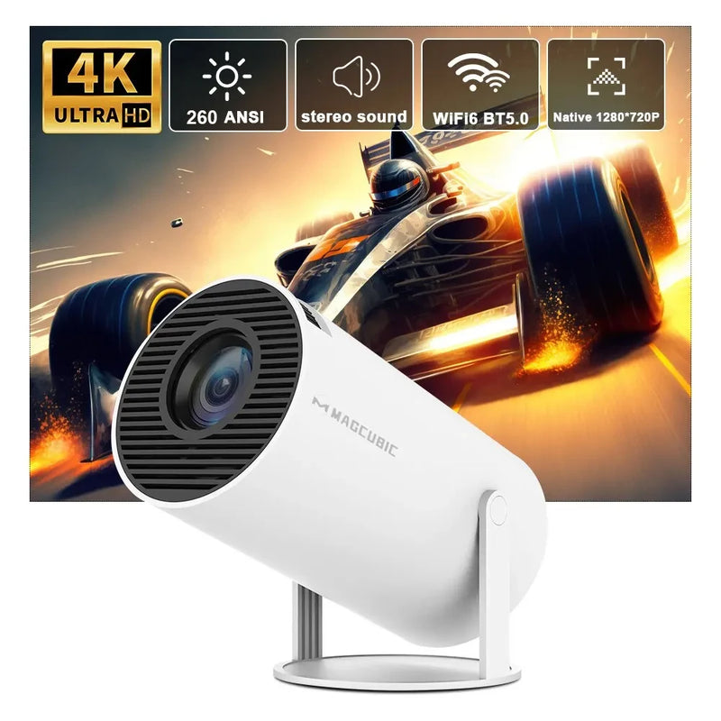 Projetor Magcubic HY300 Pro 4K Android 11 Dual Wifi6 260ANSI Allwinner H713 BT5.0 1080P 1280*720P Home Cinema Outdoor Projector