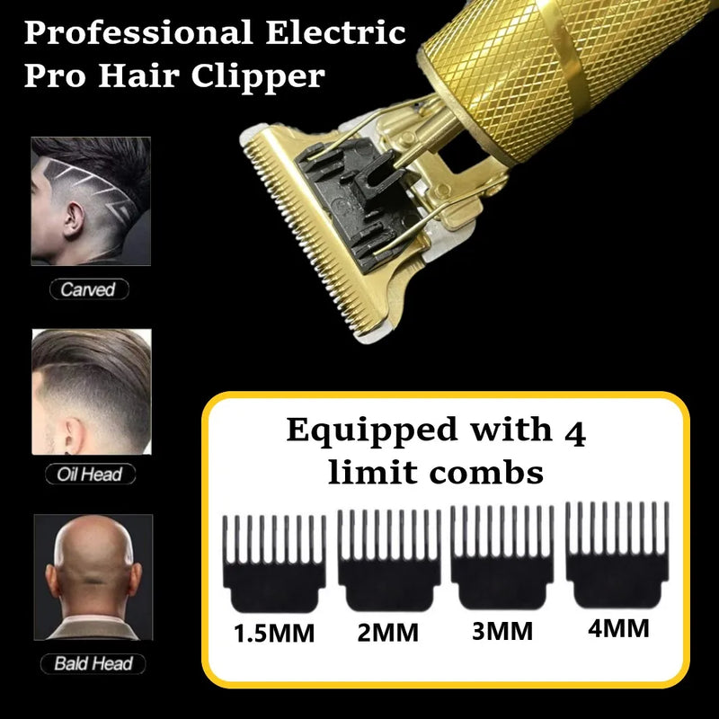 Clipper aparador de cabelo elétrico para homens barbeador elétrico profissional máquina de corte de cabelo sem fio